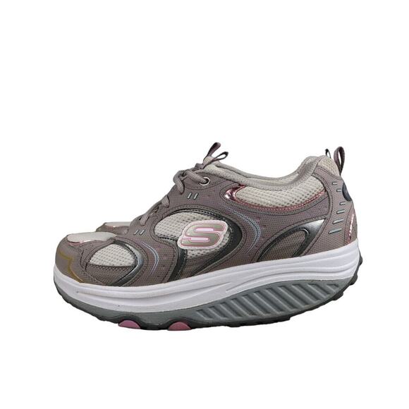 Skechers Shoes Women 8 Athletic Trainer Shape Ups Sneaker Toning Walking Comfort - Picture 5 of 16